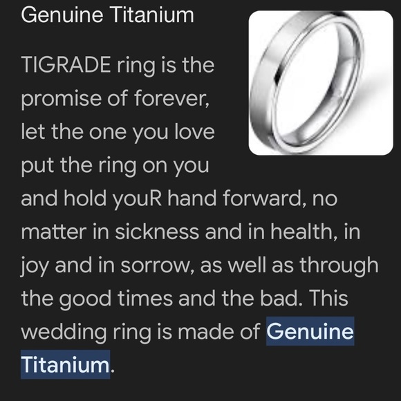 Titanium ring - Picture 7 of 9